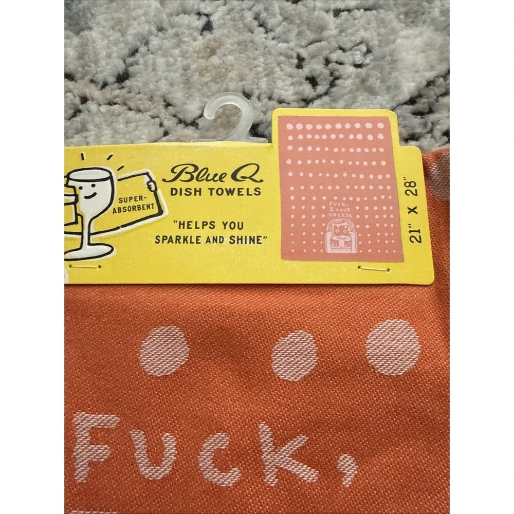 BlueQ Funny Woven Dish Towel in Hilarious Styles | Cotton Hand or Tea Towel
